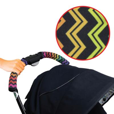 นวมหุ้มด้ามจับรถเข็น Stroller Handle Cover - PRINCE & PRINCESS  Free Stroller Strap Cover