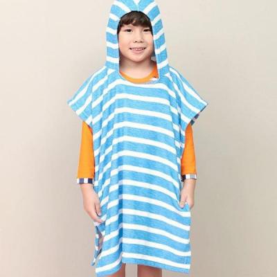 ผ้าเช็ดตัวฮู้ดสีฟ้า Hooded Towel 1