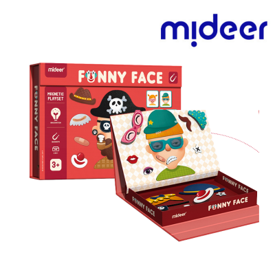 Mideer กล่องกิจกรรมแม่เหล็ก Magnetic Puzzle - Funny Face