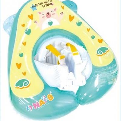 Nai-B Swim-mom Tube ห่วงยางสามเหลี่ยมพร้อมสายล็อคแขน
