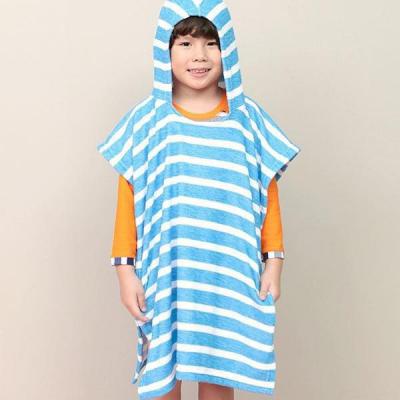 HOLIHI ผ้าเช็ดตัวฮู้ดสีฟ้า Hooded Towel 1