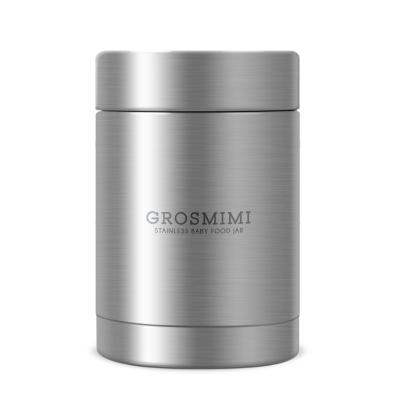 ถ้วยเก็บอาหารเด็กแบบสแตนเลส GROSMIMI Stainless Baby Food Jar 300 ml