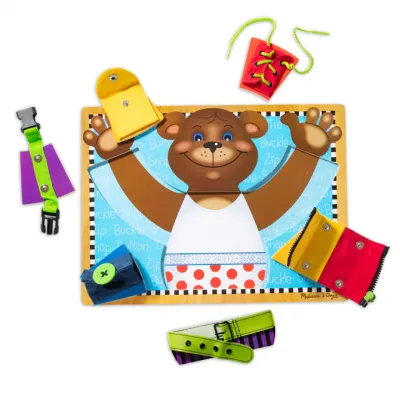 MELISSA&DOUG ตัวต่อเรียนรู้การแต่งตัว