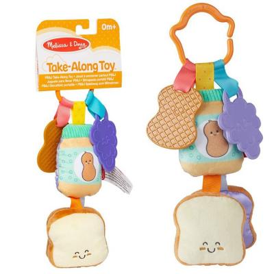 MELISSA&DOUG โมบายผ้า มีเสียง Baby Pull Toys รุ่นขนมปังเนยถั่ว