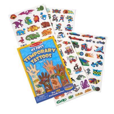 MELISSA&DOUG สติ๊กเกอร์ติดตัวแบบชั่วคราว ลายสำหรับเด็กผู้ชาย