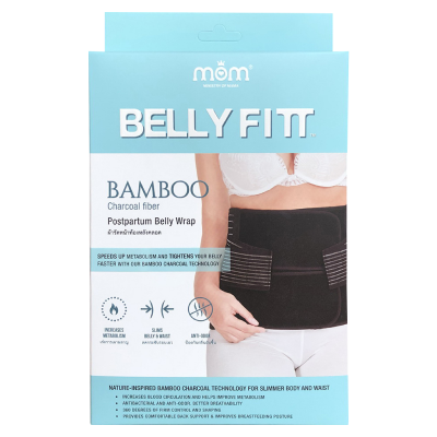 MINISTRY OF MAMA - ผ้ารัดหน้าท้อง รุ่นพาวเวอร์แบมบูชาร์โคล รุ่น Belly Fitt Power Bamboo Charcoal (ลด 10% เฉพาะวันที่ 1-30 ก.ย. 2567 เท่านั้น)