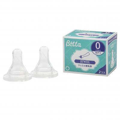 DR.BETTA จุกนม รุ่น Jewel 2 pcs./set (Round hole)