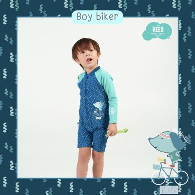 KEED Woof Woof Bike ชุดว่ายน้ำบอดี้สูท แขนยาว-ขาสั้น