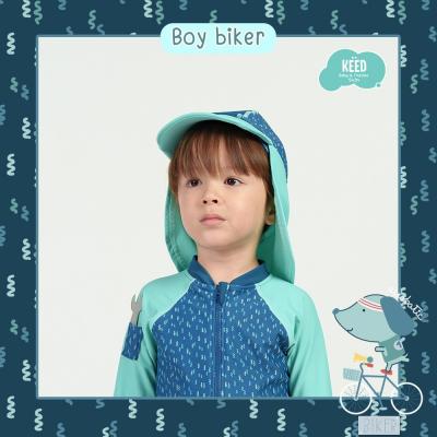 KEED Woof Woof Bike หมวกว่ายน้ำ แบบมีปีกกันแดด