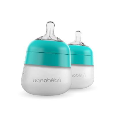 NANOBEBE ขวดนม รุ่น Flexy Silicone 5 oz. แพ็คคู่