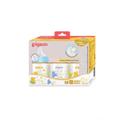 PIGEON ขวดนม PPSU สปริง & ซัมเมอร์ 160 มล. SS แพ็ค 3