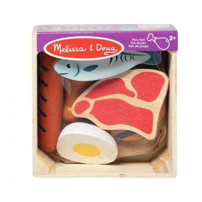 MELISSA&DOUG ของเล่นทำอาหาร โปรตีนเนื้อสัตว์ พกพาง่าย