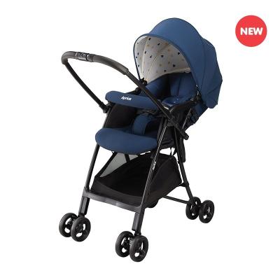 (Outlet) รถเข็นเด็กแรกเกิด APRICA รุ่น Karoon Air Mesh สี Navy