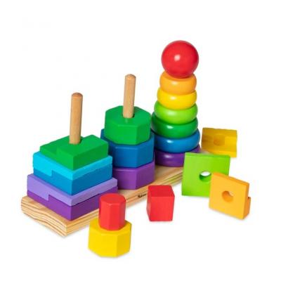 MELISSA&DOUG บล๊อกหยอด 3 เสา