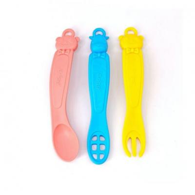 (Outlet) ANGE Spoon & Fork Set ชุดช้อนส้อมทานอาหารสำหรับเด็ก