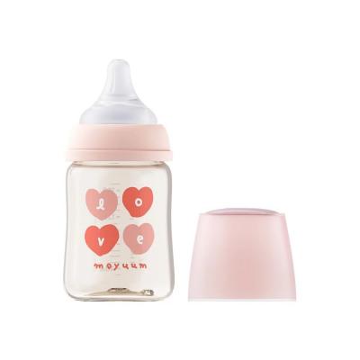 MOYUUM ลาย More Love 170ml พร้อมจุก Real-Fit Stage 1 (0-3m)