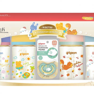 PIGEON ขวด PPSU Back To Nature 240 มล. BIO M แพ็ค 4 ชิ้น