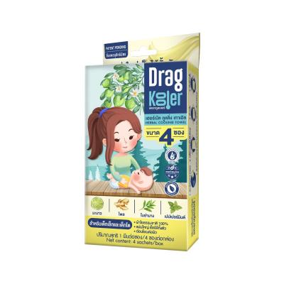 DRAGKOOLER ผ้าเปียกเช็ดตัวลดไข้