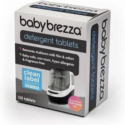 BABY BREZZA เม็ดผงซักฟอกสำหรับเครื่องล้างขวด Pro 120 เม็ด (สินค้าแถม) ห้ามกดสั่ง