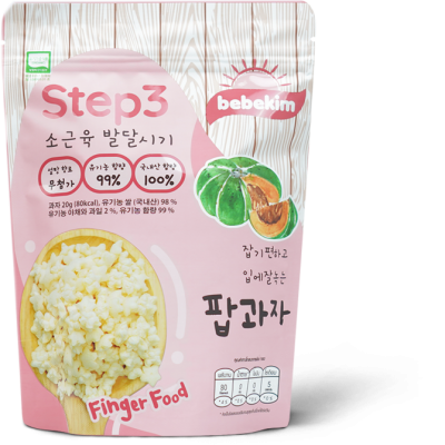 BEBEKIM ขนมข้าวพองออร์แกนิค Step 3rs
