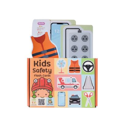 LITTLE MONSTER Kids Safety Flash Card